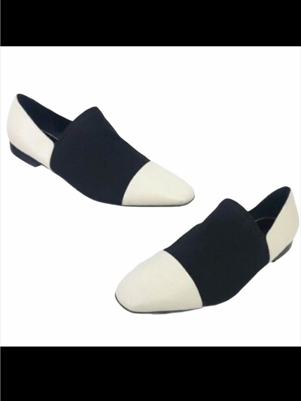 Via Spiga Tate Cap Toe Leather Slip On Loafers